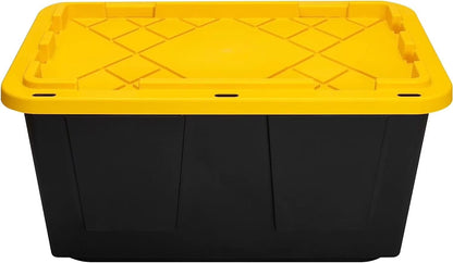 Greenmade Pro Plastic 27 Gal Storage Box, Black